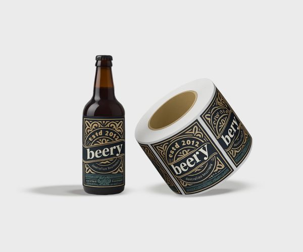 Beer Roll Label Printing, Beer Bottle Labels on Roll Los